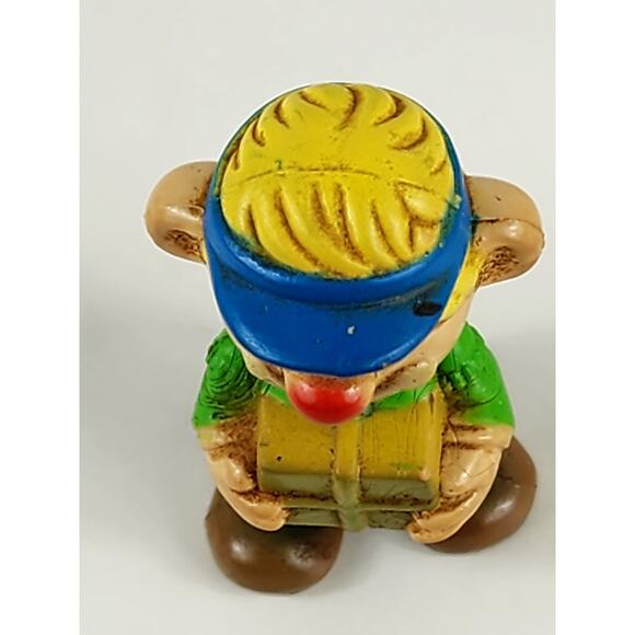 Sy The Mail Clerk Mego Clown Around Figurine 2 1/4" PVC 1981 Hong Kong Vintage - Picture 3 of 16